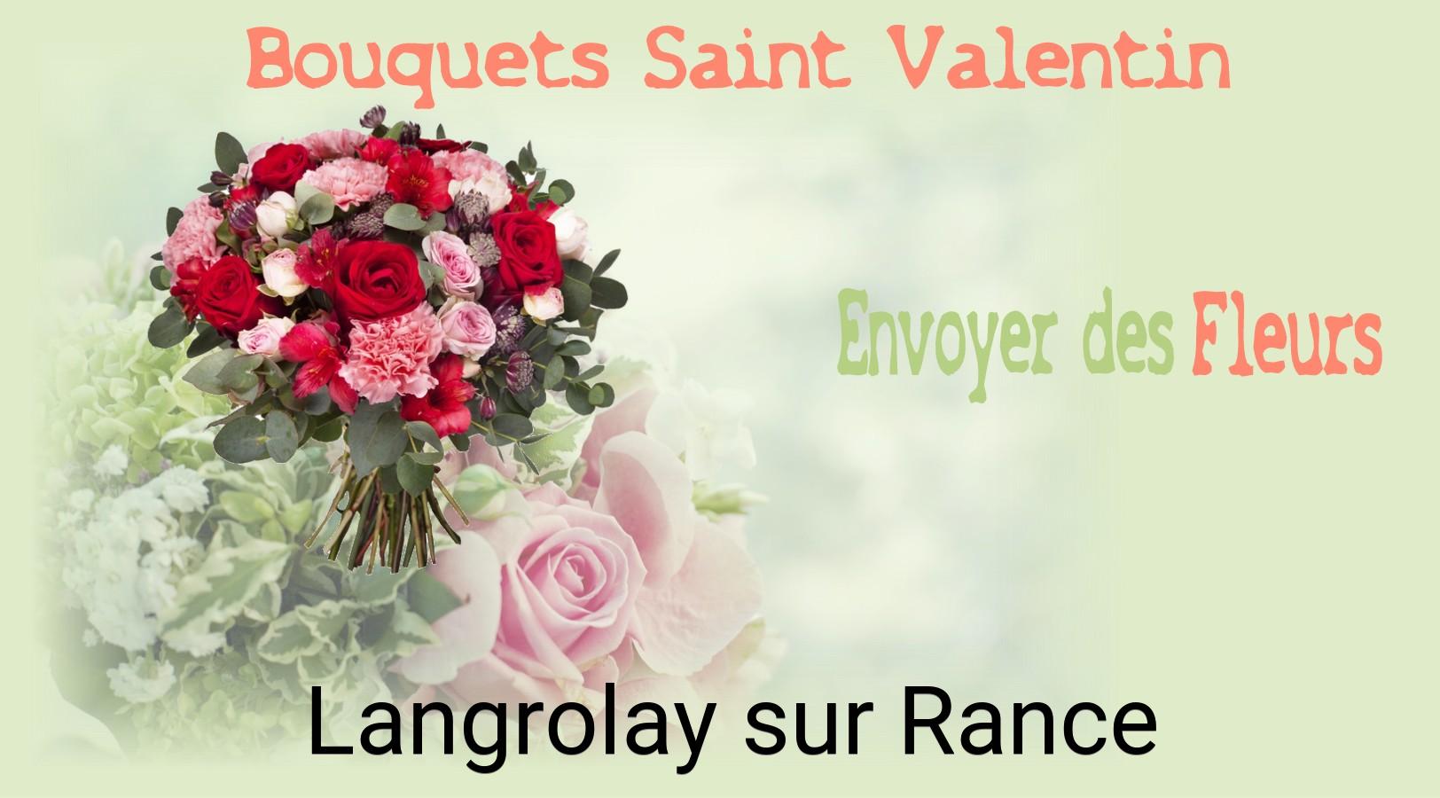 Roses de Saint-Valentin livrées à Langrolay-sur-Rance